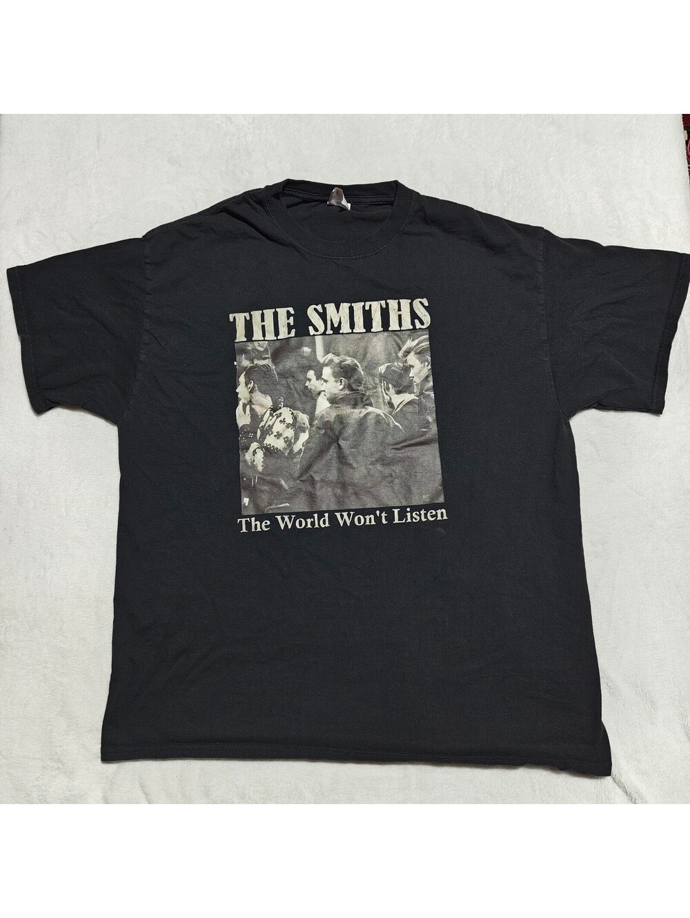 Vintage style cotton The Smiths black band tee